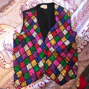 Vintage Sequin vest
